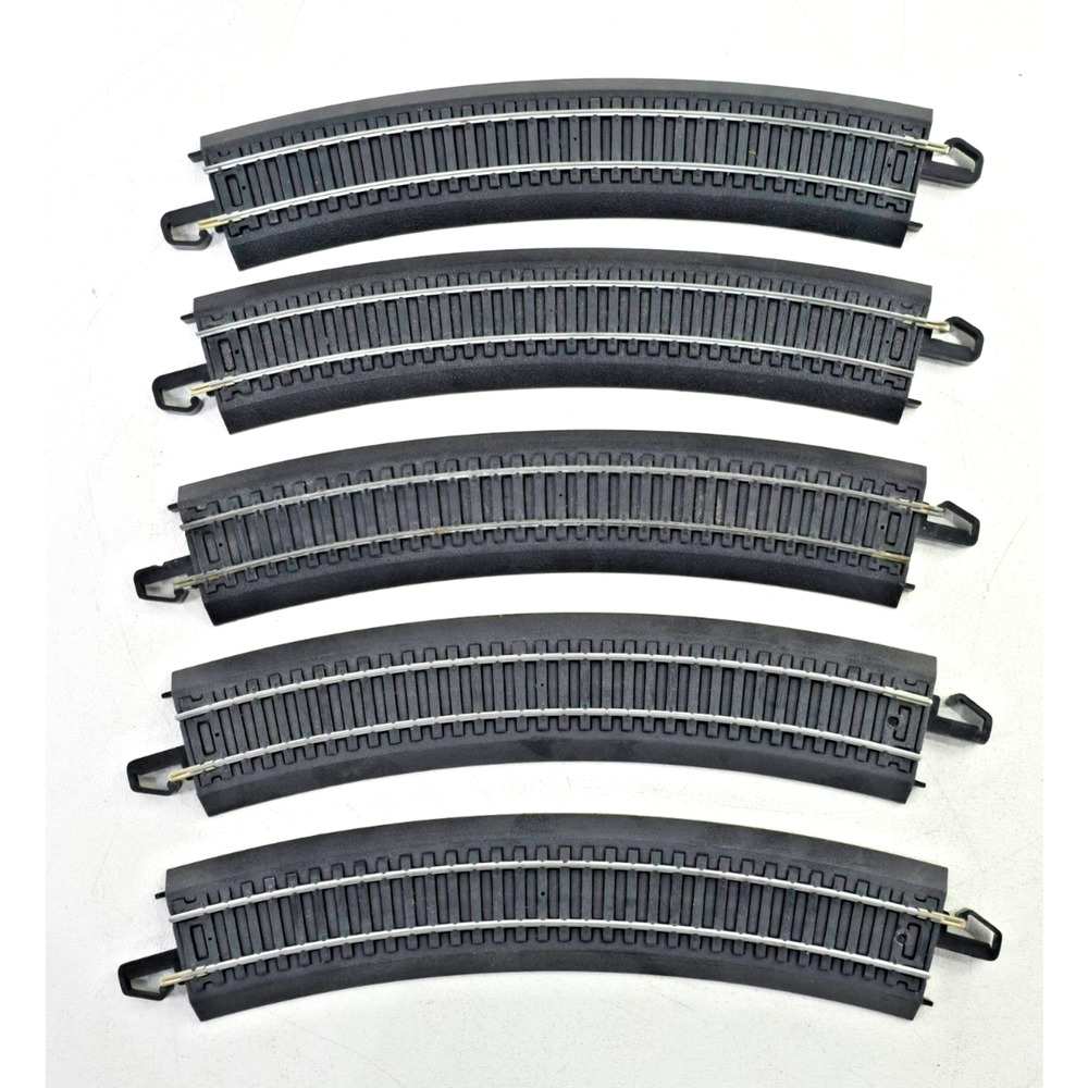 5 Bachmann HO Scale 9" Curve Radius E-Z Track 92124A5 FREE SHIP